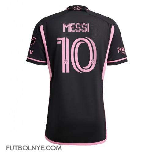 Camiseta Inter Miami Lionel Messi #10 Visitante Equipación 2024-25 manga corta